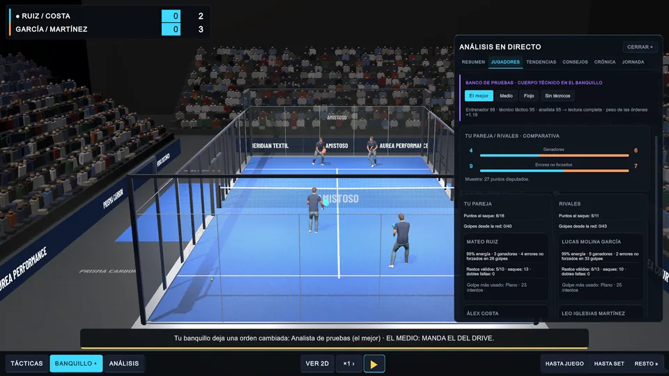 Live analysis