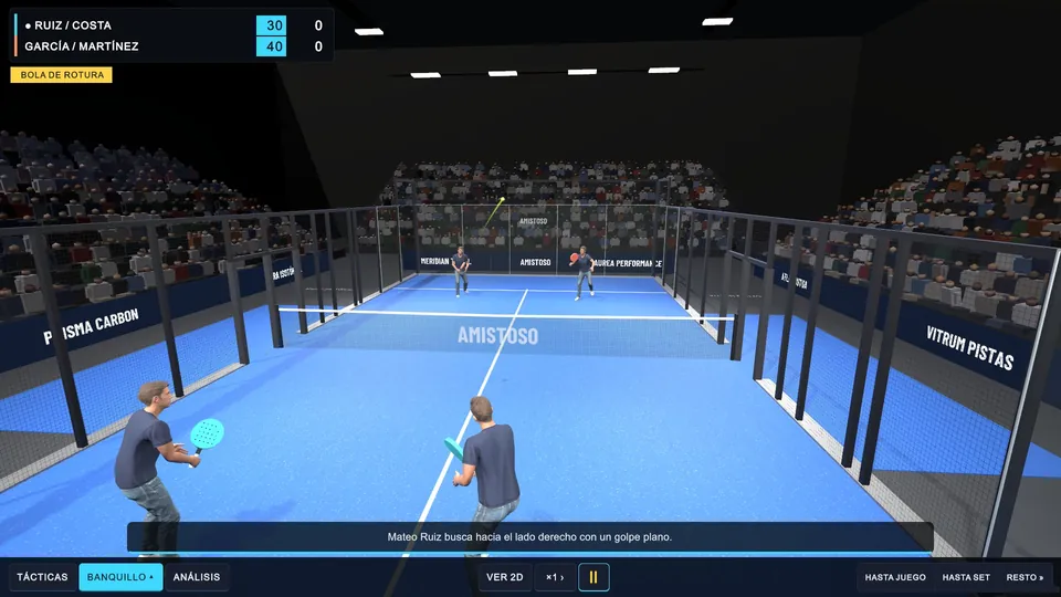 Behind-the-player camera